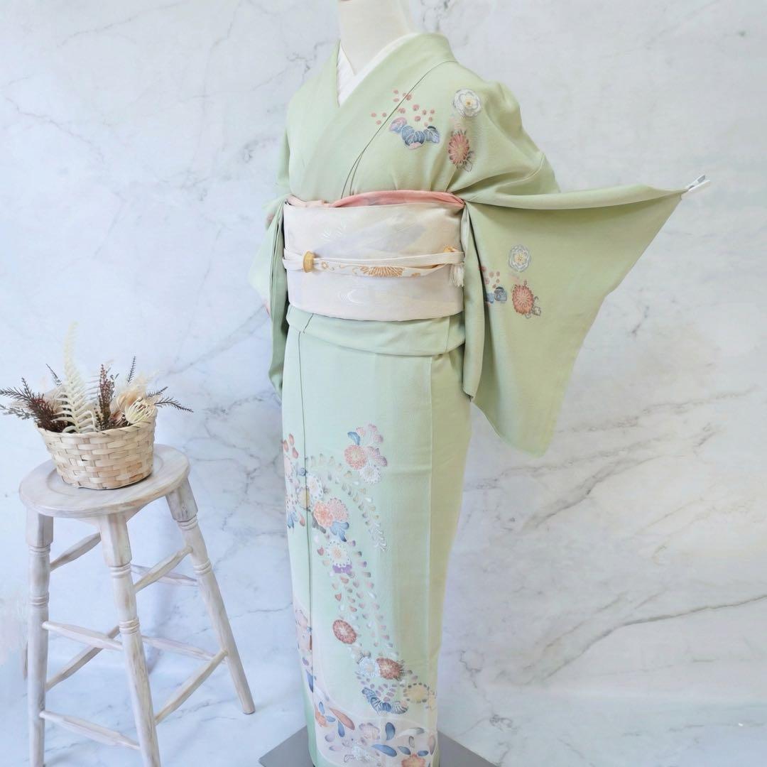 訪問着フルセットa513B 卒業式入学式　お宮参り七五三　結婚式　未着用 やまと