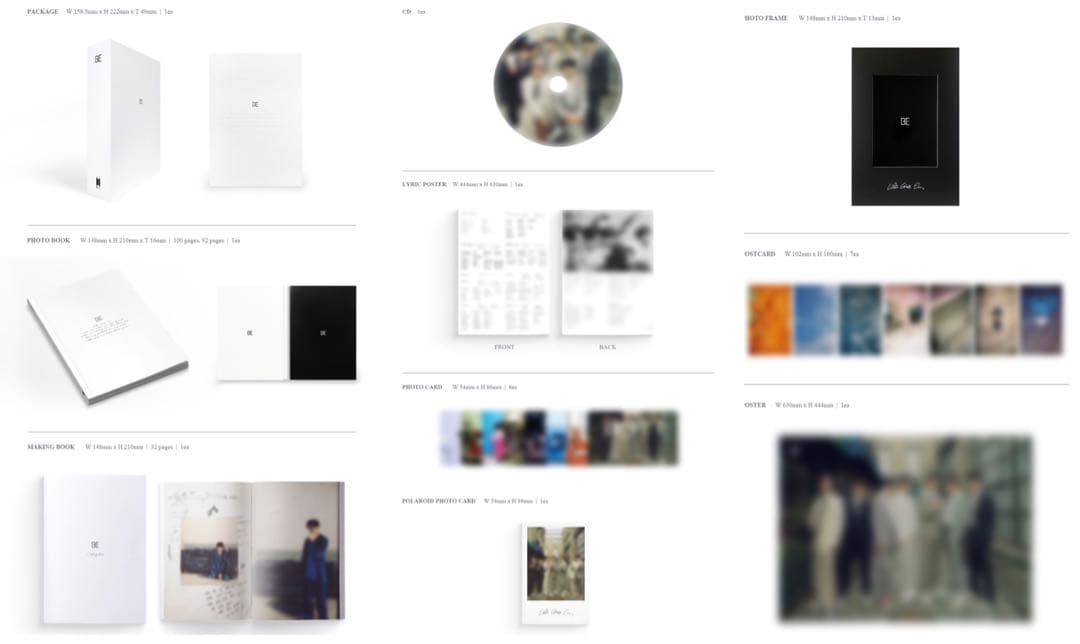 BTS BE JPFC ユニバ ラキドロ トレカ JIMIN ジミン