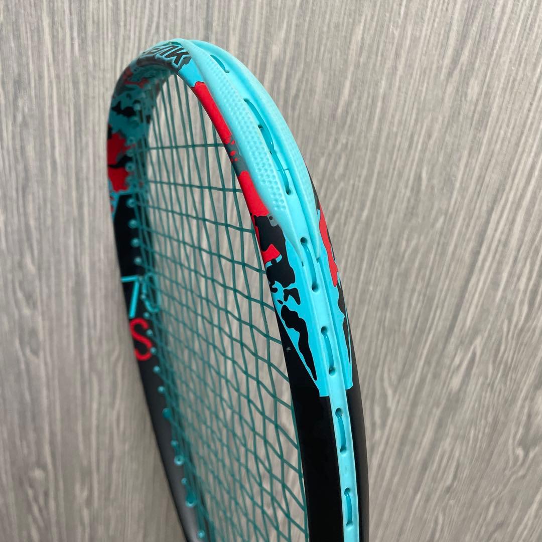 GEOBREAK ジオブレイク第二世代 ソフトテニスラケットブラックブルーレッド