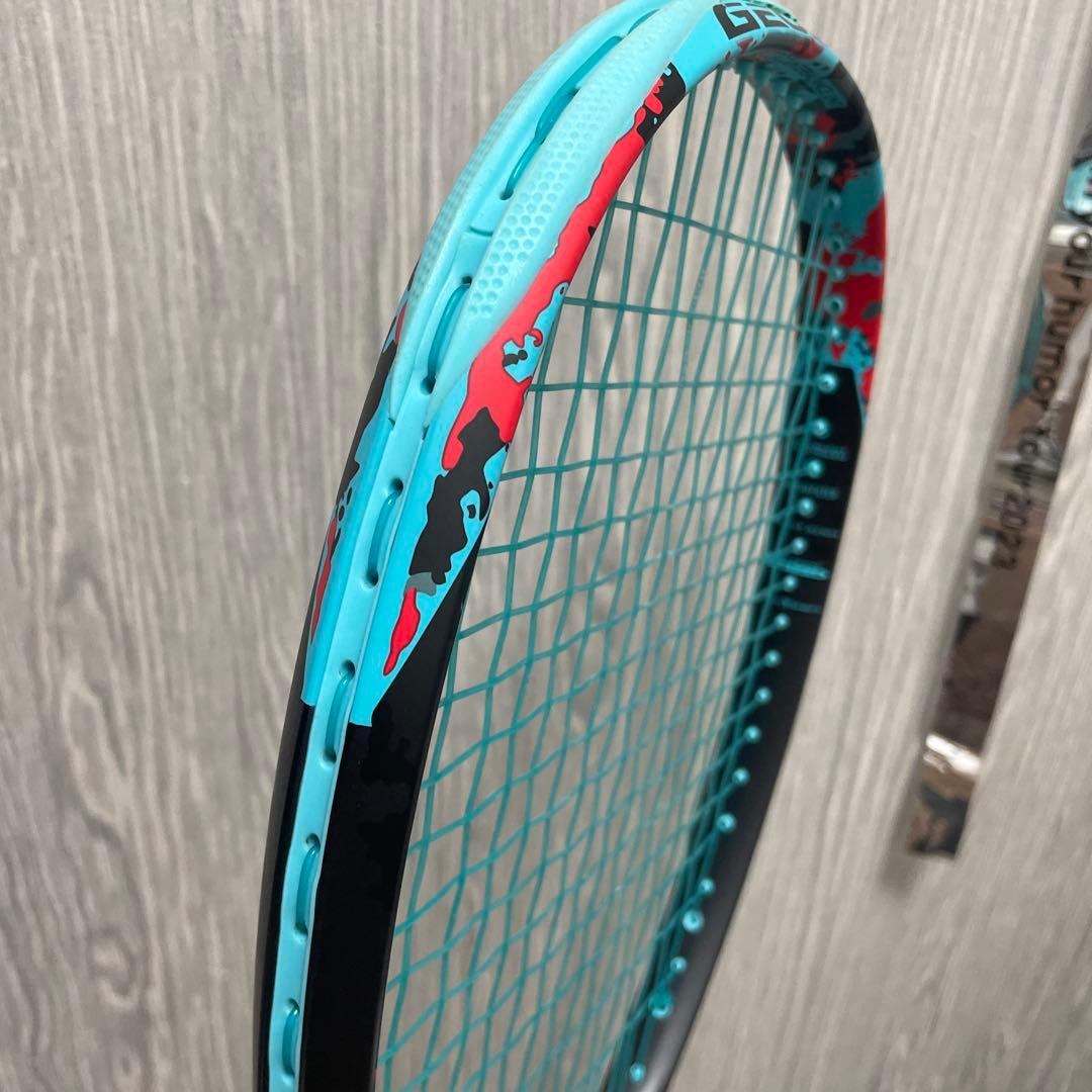 GEOBREAK ジオブレイク第二世代 ソフトテニスラケットブラックブルーレッド