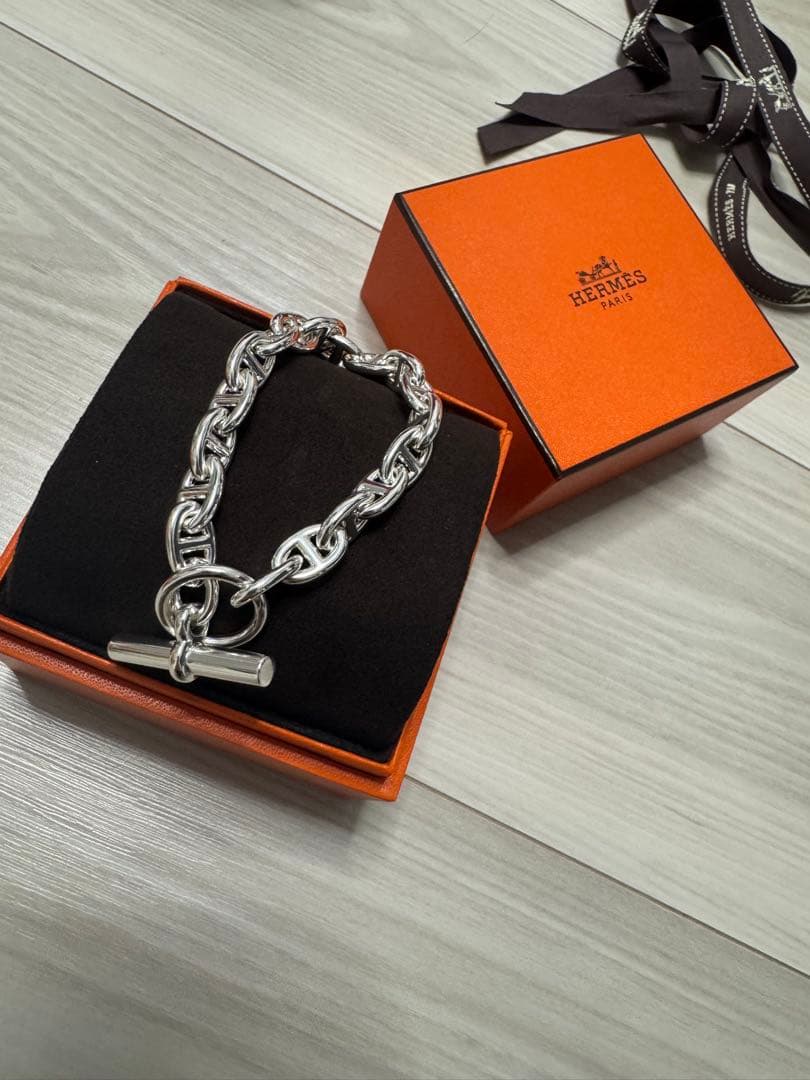HERMES シェーヌダンクル　ブレスレット　PM 18コマ　新品未使用