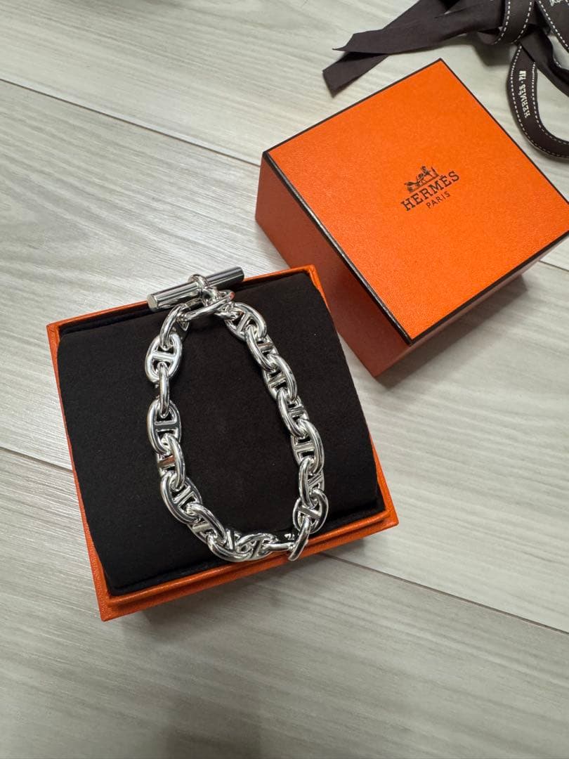 HERMES シェーヌダンクル　ブレスレット　PM 18コマ　新品未使用