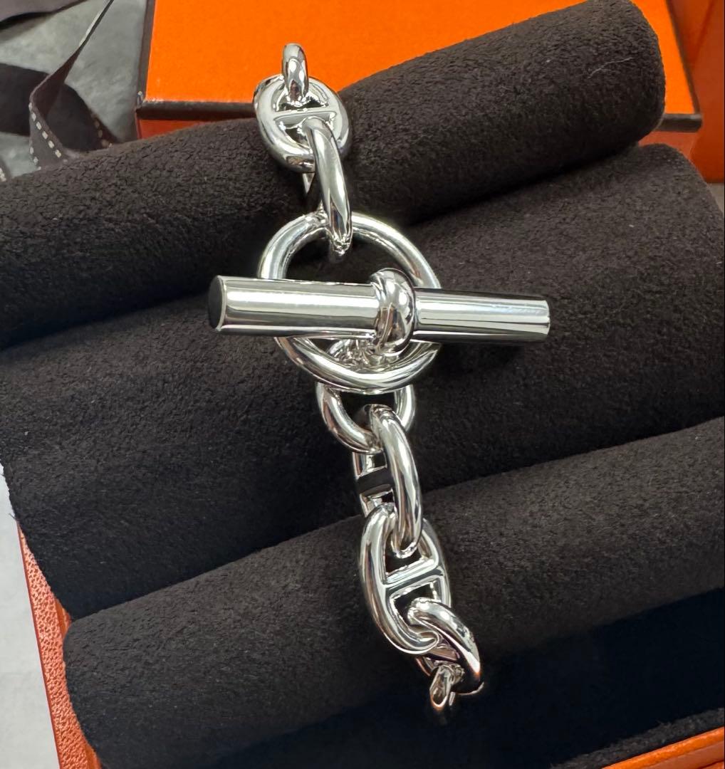 HERMES シェーヌダンクル　ブレスレット　PM 18コマ　新品未使用