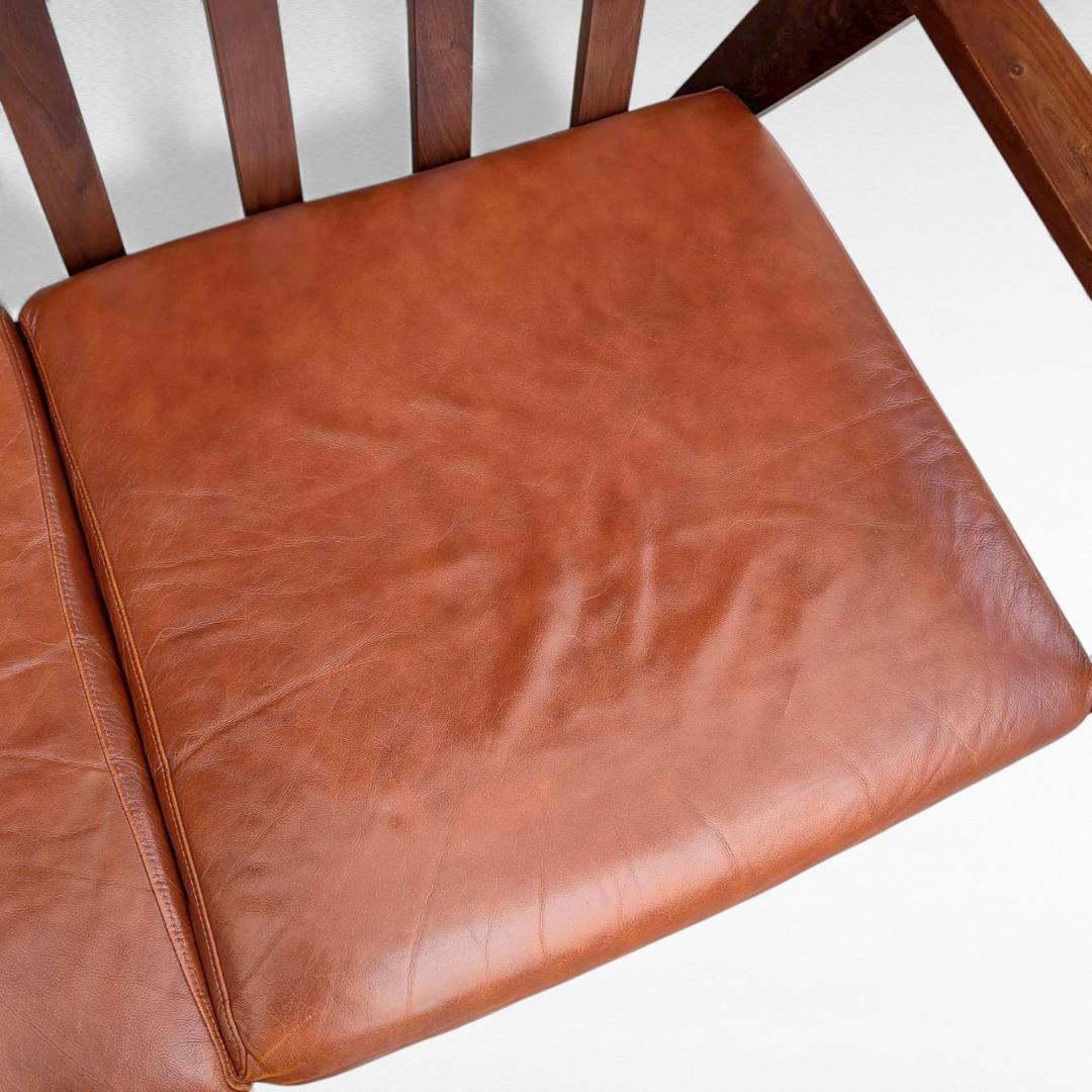 シギヤマ家具 ROSEMARY 本革ソファ ウォールナット 幅158