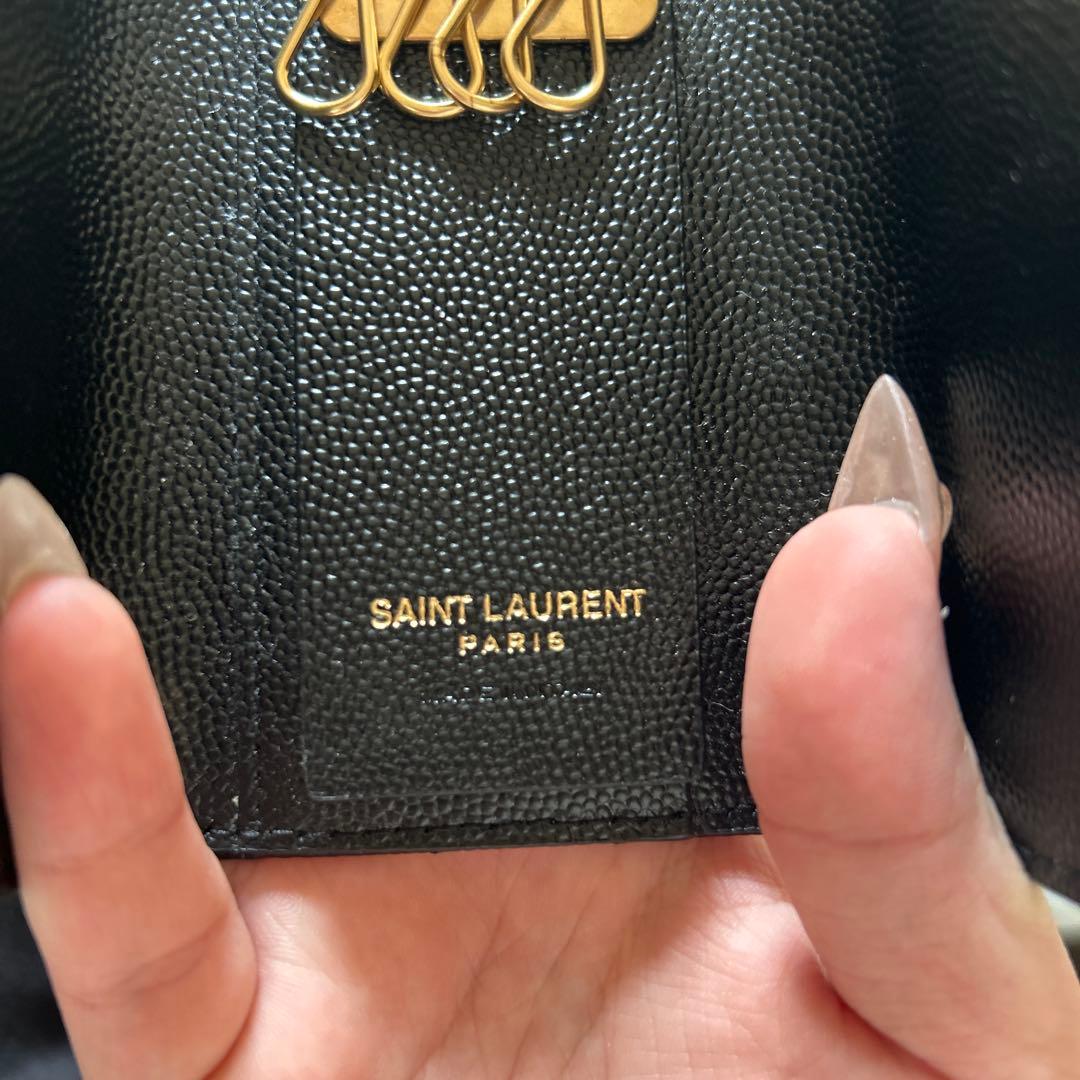 キルティングラムスキン製 カサンドラSAINT LAURENTマトラッセ