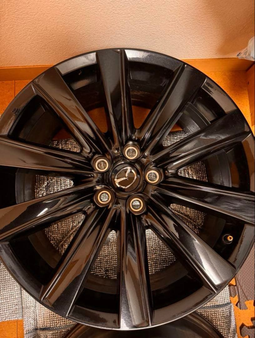 \"2本のみ” ①マツダ　MAZDA6 純正ホイール19インチブラックホイール