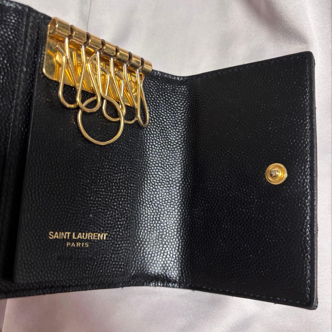 SAINT LAURENT キーケース　ブラック