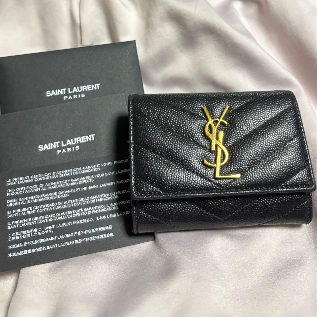 SAINT LAURENT キーケース　ブラック