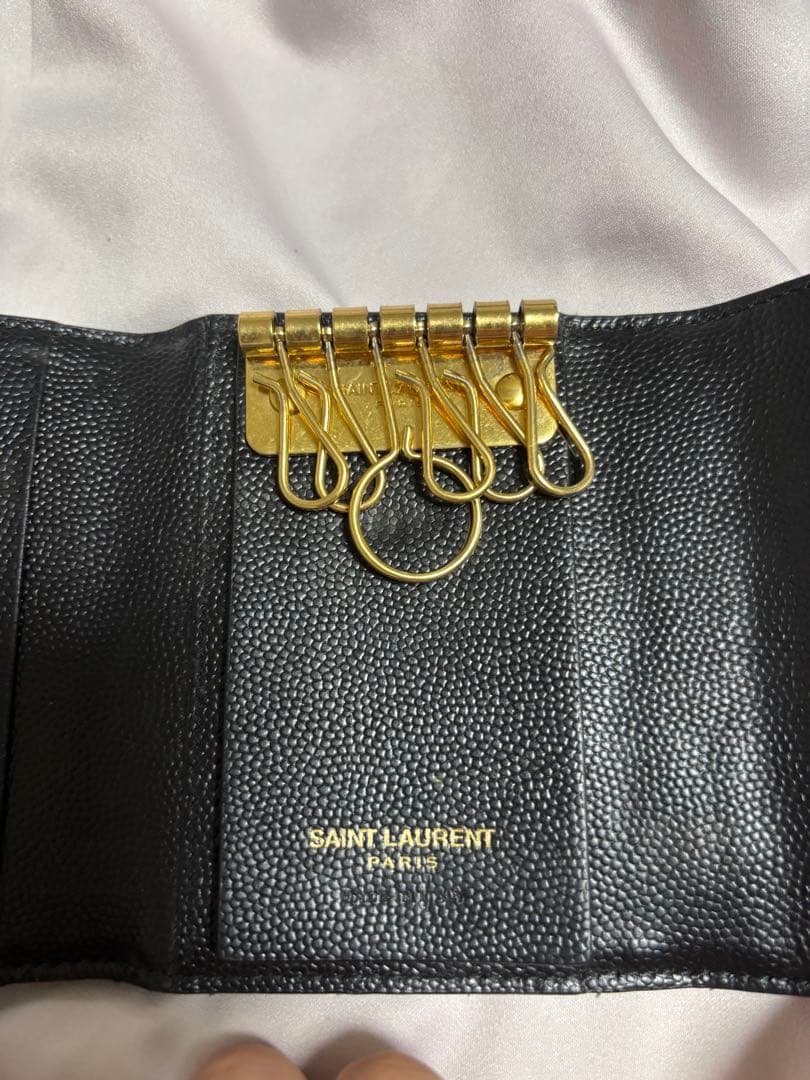 SAINT LAURENT キーケース　ブラック