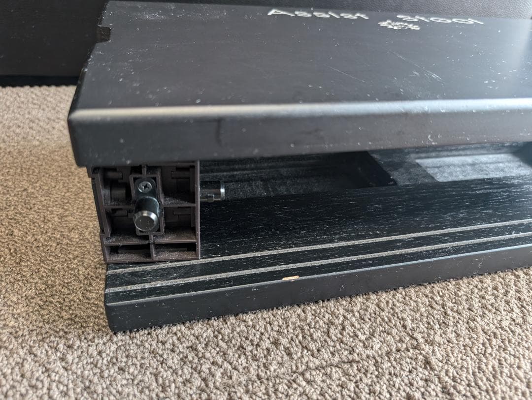 アシストペダル　アシストスツール　ピアノ補助ペダル　アシストペダルセット　黒