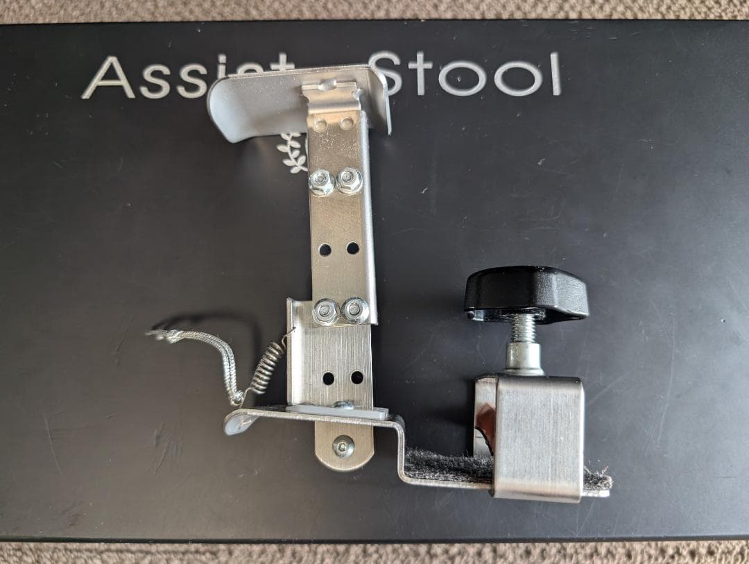 アシストペダル　アシストスツール　ピアノ補助ペダル　アシストペダルセット　黒