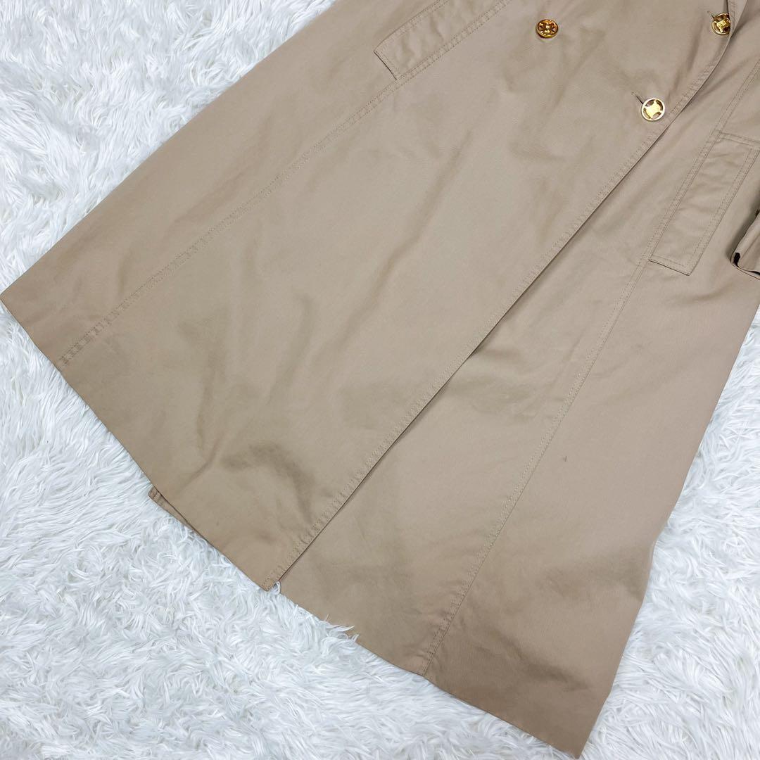 希少 セリーヌ トレンチコート トリオンフ金ボタン ロングコート ビンテージ