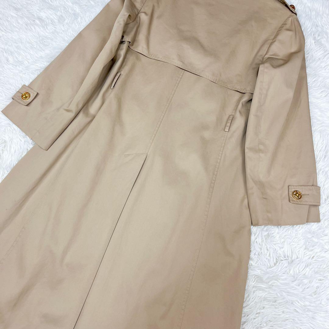 希少 セリーヌ トレンチコート トリオンフ金ボタン ロングコート ビンテージ