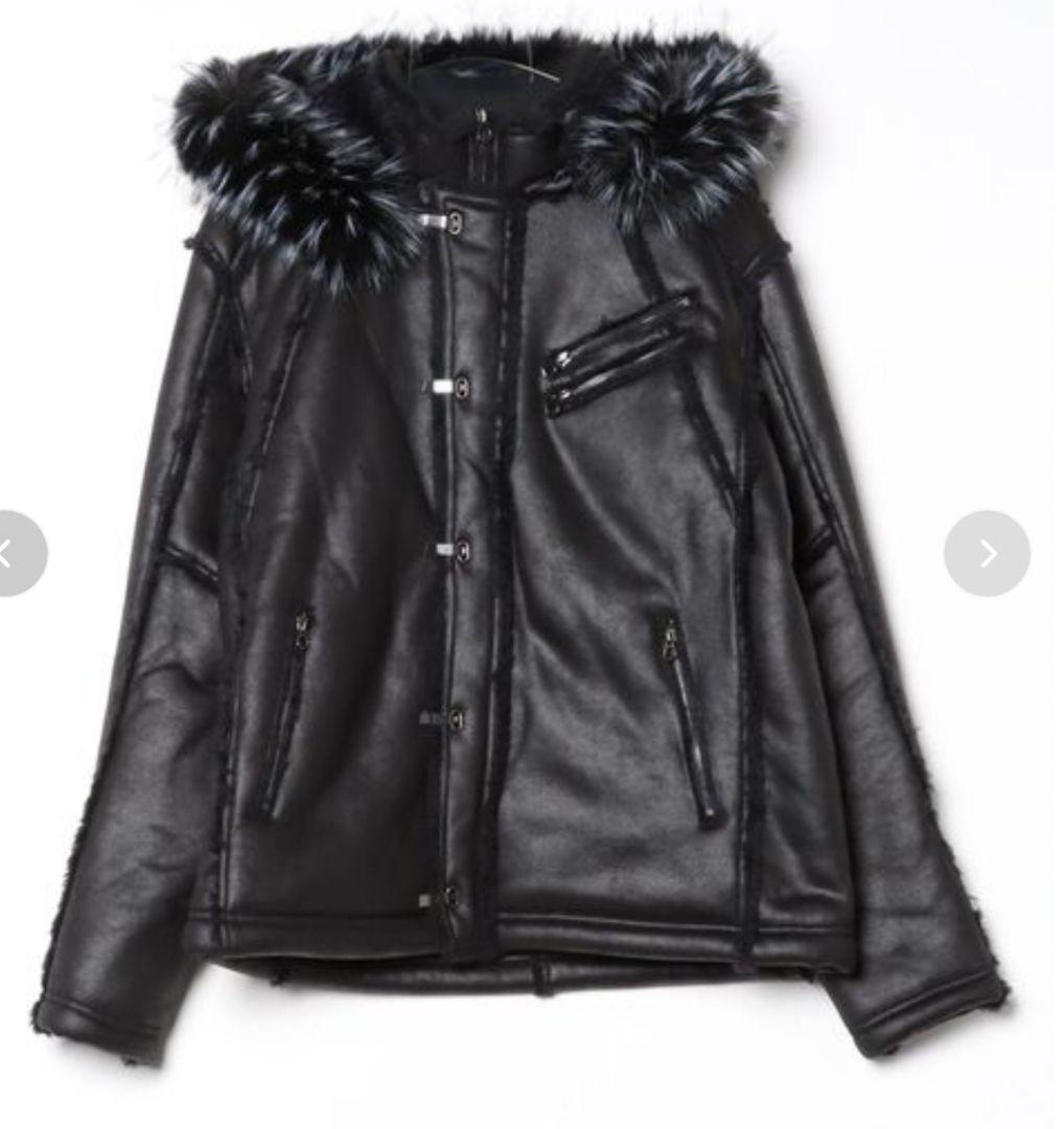 FUGA　フーガ　ファー付きムートンN2Bジャケット