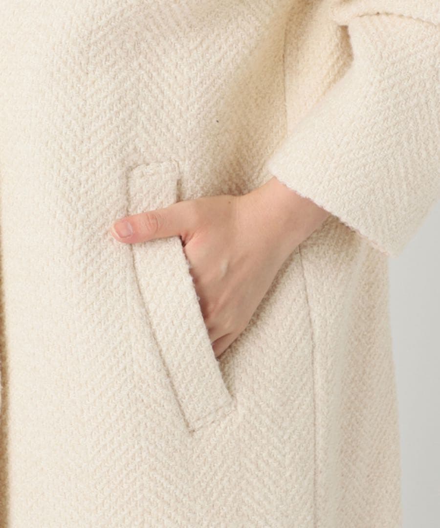 美品 ⭐︎ plage GIOLICA ヘリンボン コクーンコート S