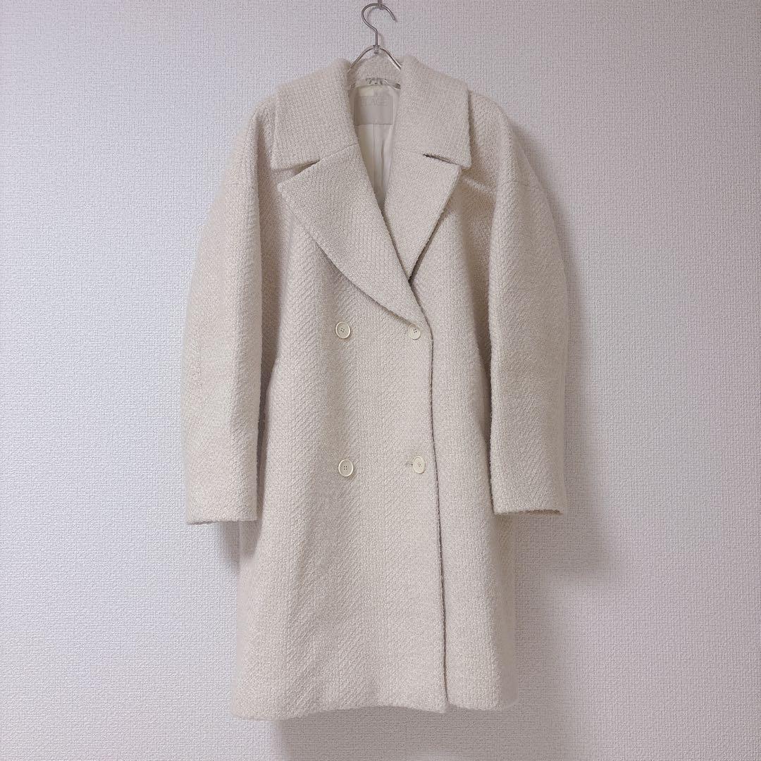 美品 ⭐︎ plage GIOLICA ヘリンボン コクーンコート S