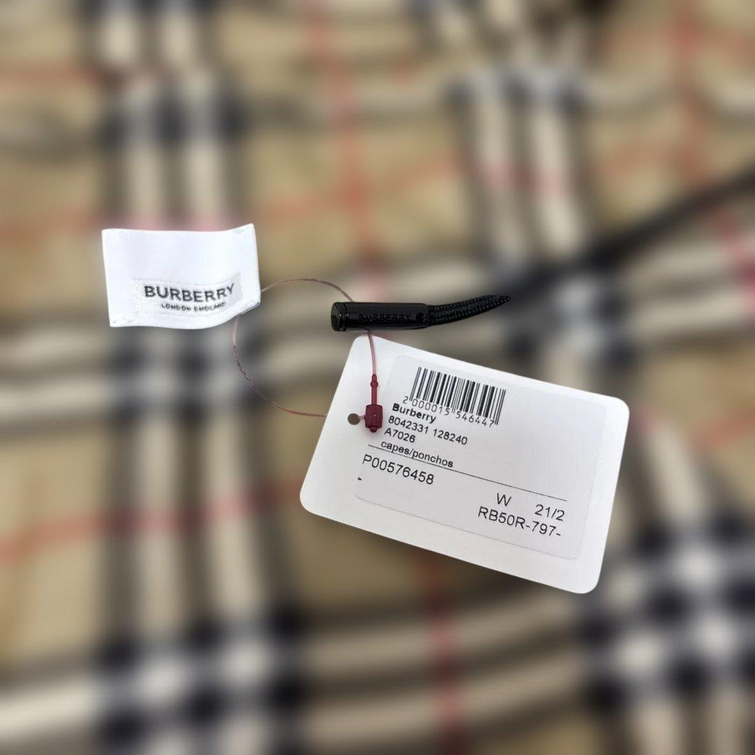 バーバリー　ケープポンチョ