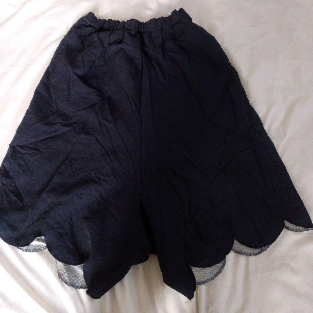 コムデギャルソン スカラップデザイン キュロット