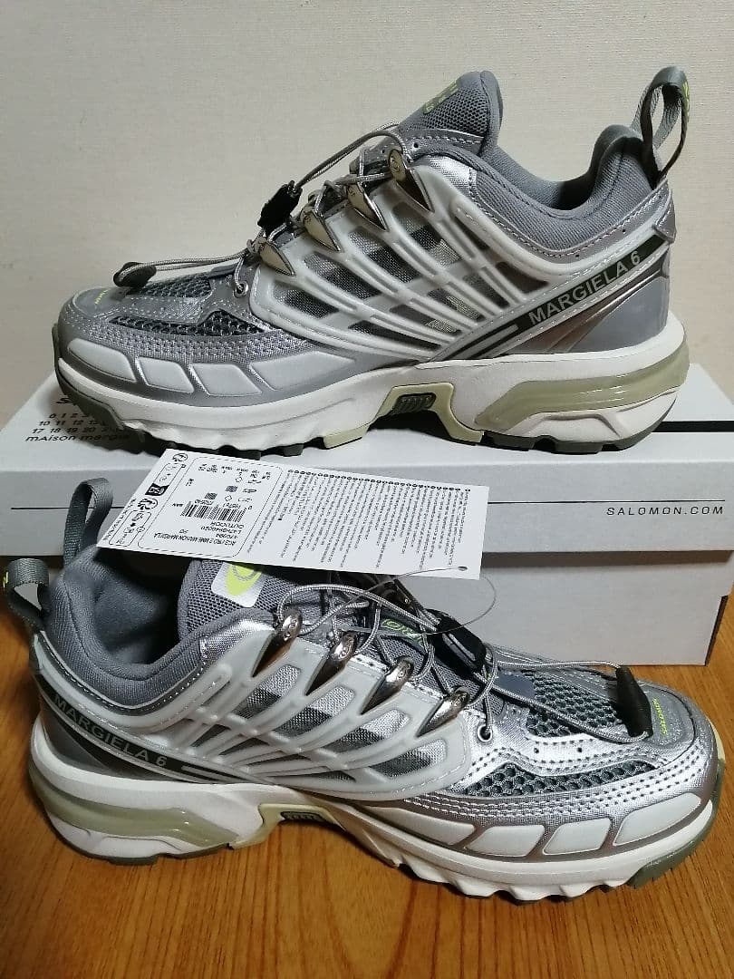 靴 uk3.5 22.0cm MM6 Salomon Acs Pro Silver