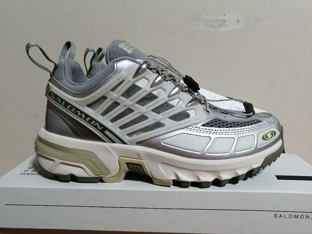 靴 uk3.5 22.0cm MM6 Salomon Acs Pro Silver