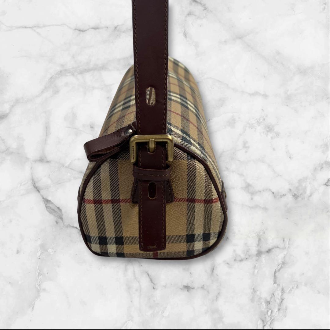 極美品 BURBERRY LONDON バーバリーロンドン ミニハンドバッグ