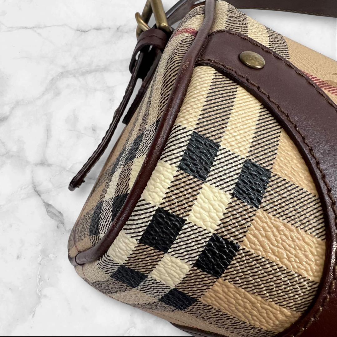 極美品 BURBERRY LONDON バーバリーロンドン ミニハンドバッグ