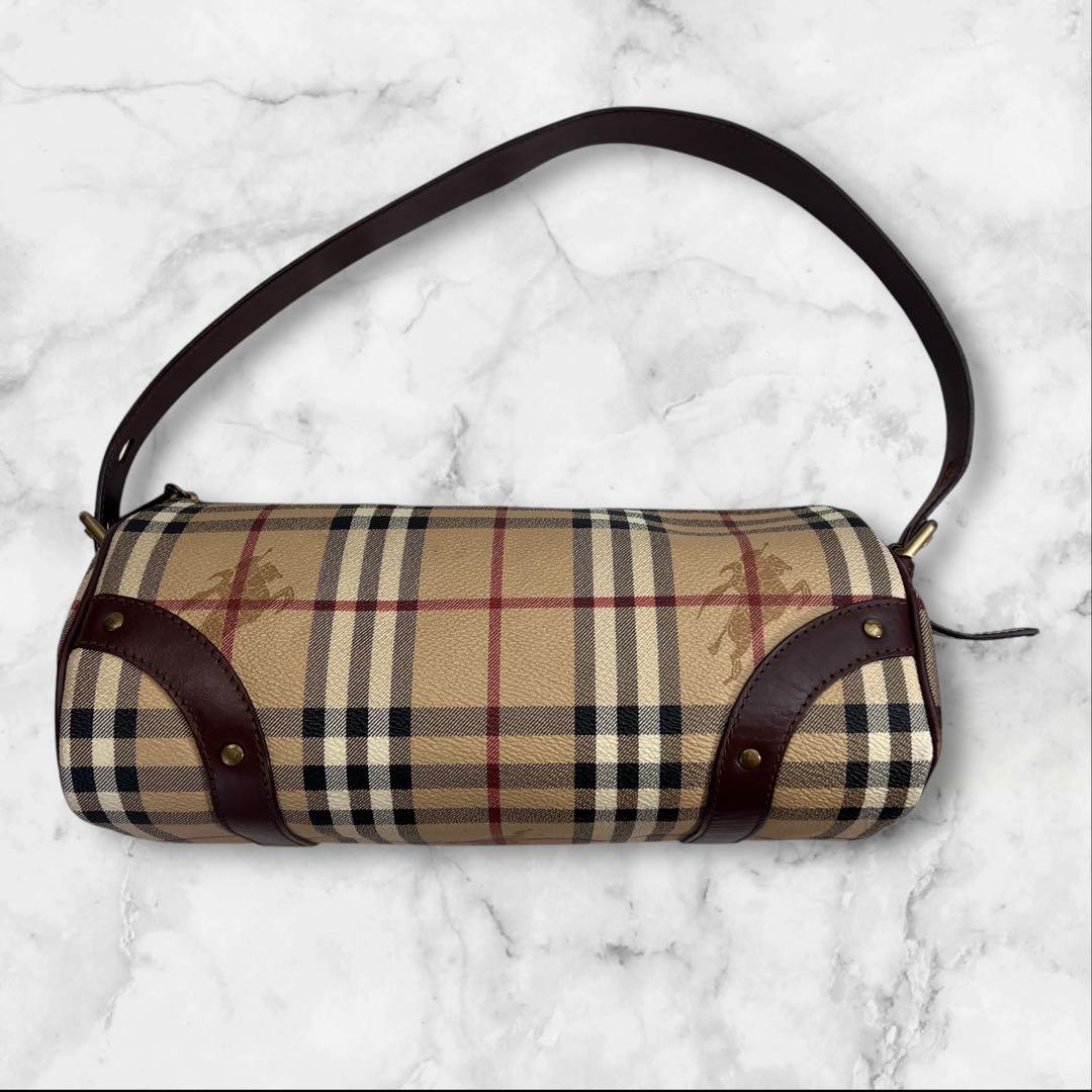 極美品 BURBERRY LONDON バーバリーロンドン ミニハンドバッグ