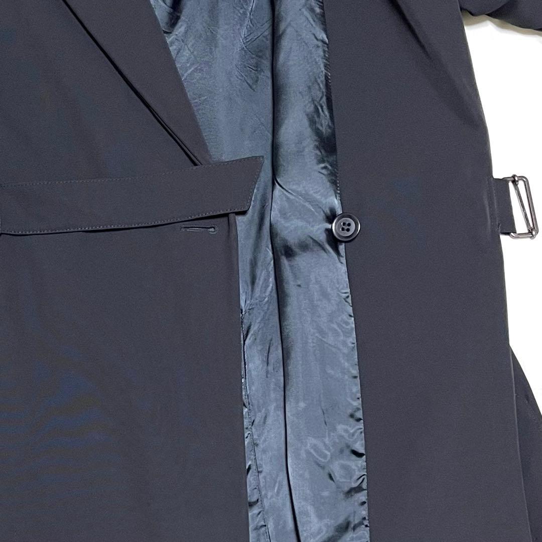 【希少デザイン　L程】ジョルジオアルマーニ　テーラードジャケット　黒タグ　黒色