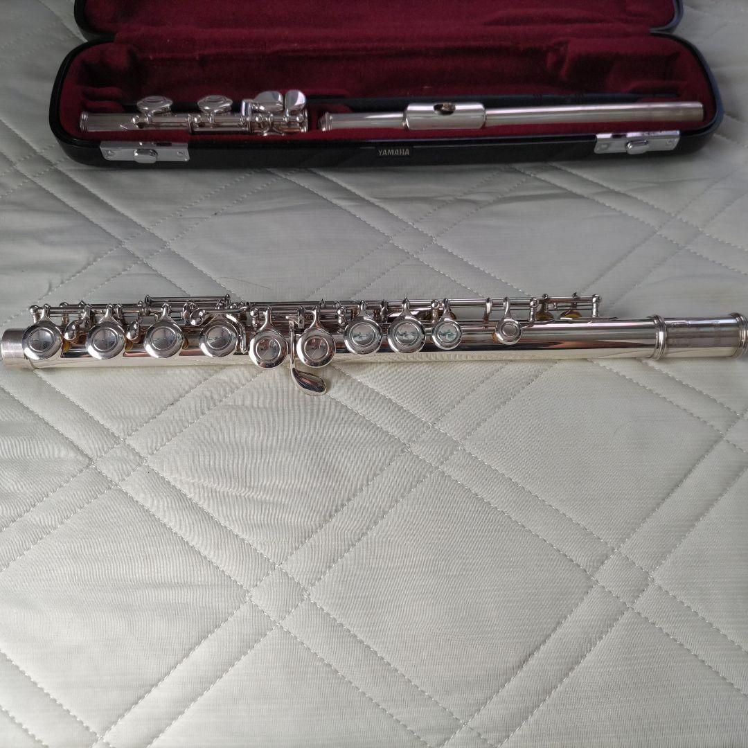 ☆さゆり☆ ヤマハYFL411頭部管、本体銀製フルート