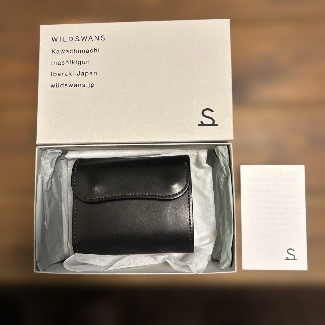 WILDSWANS 三つ折り財布 ブラック ENO/EB/BK