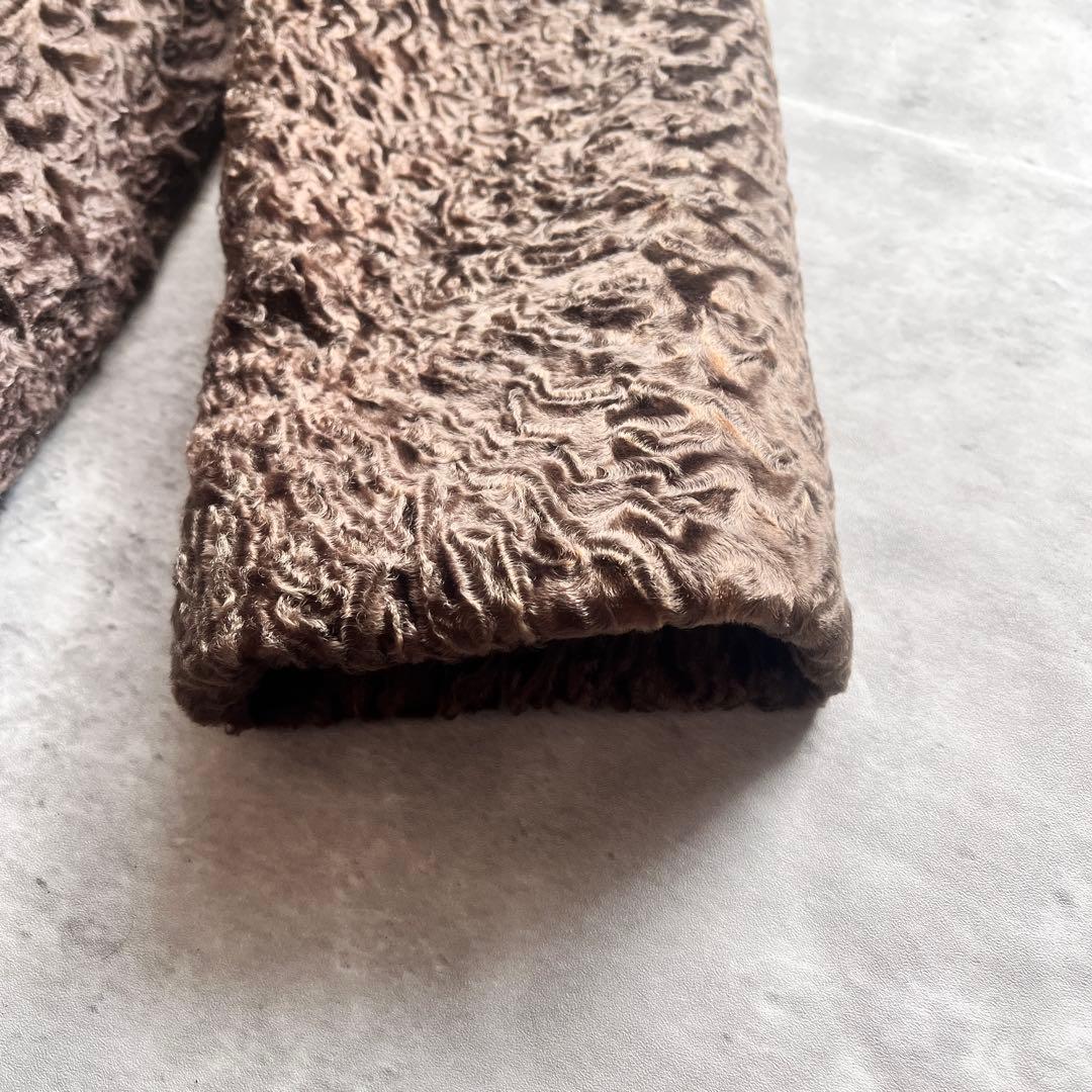 Rotiny ミンクファーコート 13号 XL 定価約15万 高級 ヴィンテージ