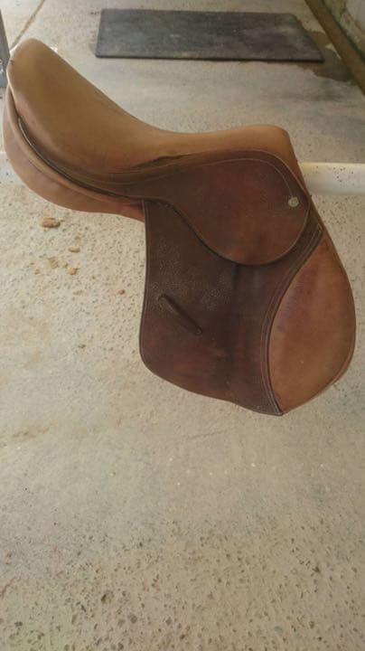 ジェフリー 鞍 障害用 乗馬