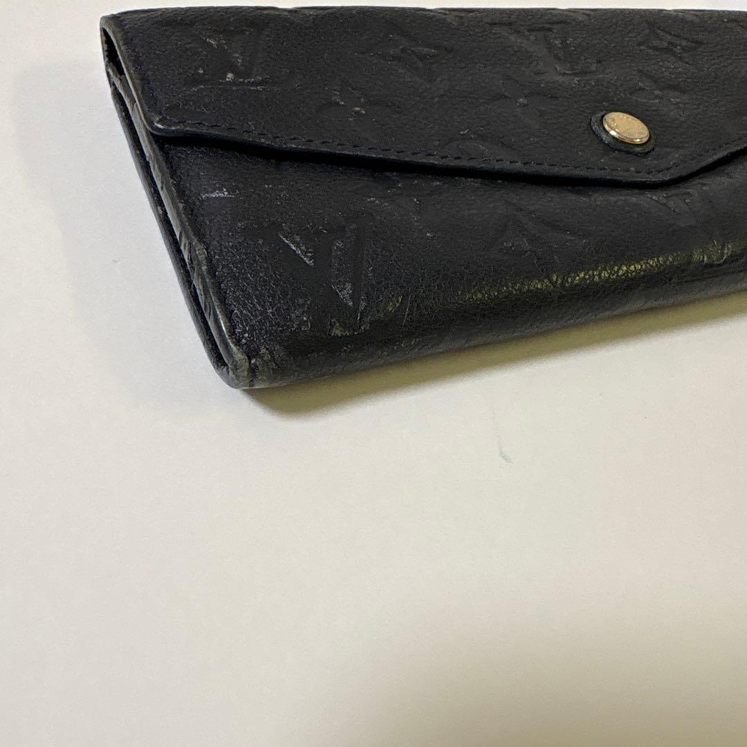 LOUIS VUITTON 長財布　小銭ケース　ブラック