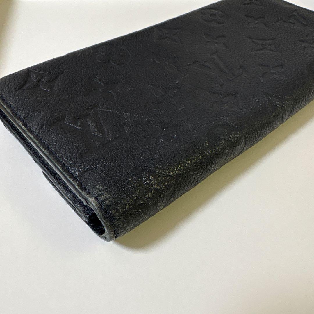 LOUIS VUITTON 長財布　小銭ケース　ブラック