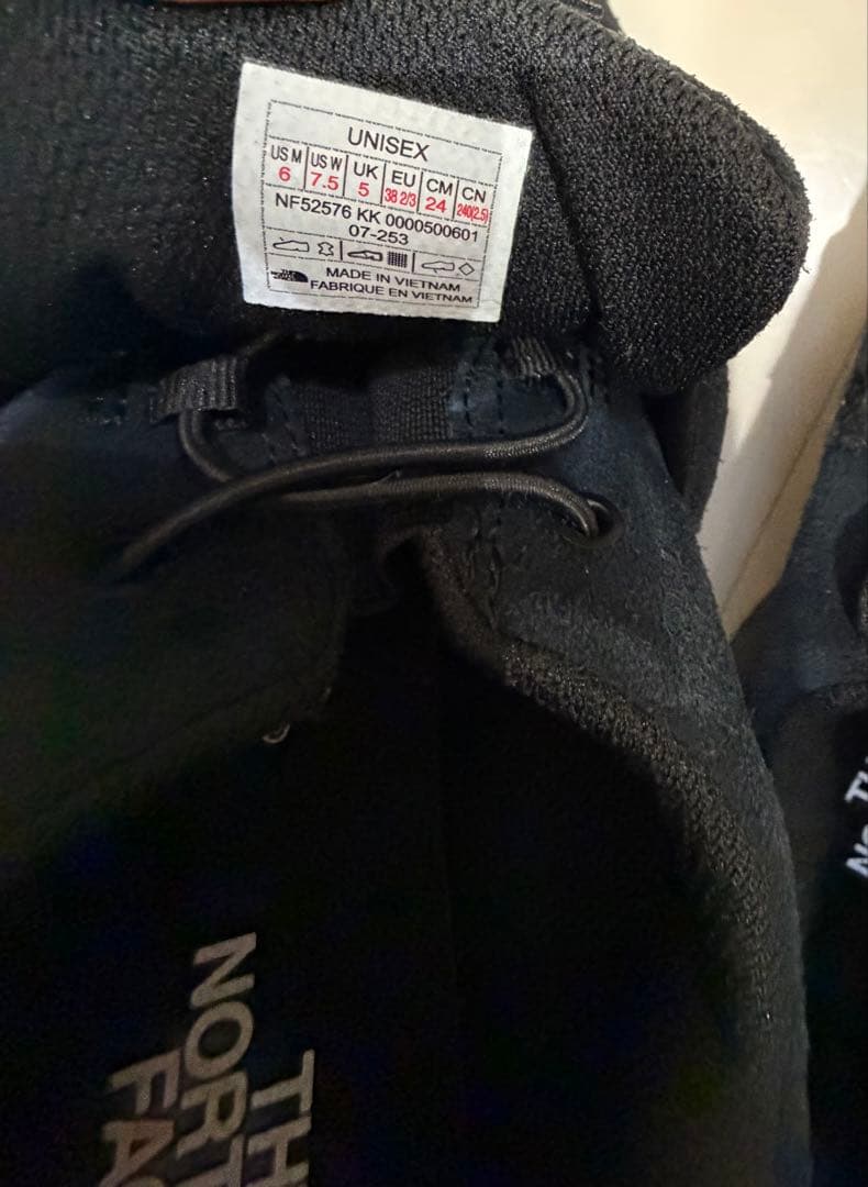 THE NORTH FACE ブラック ヌプシローファー スエード 24cm