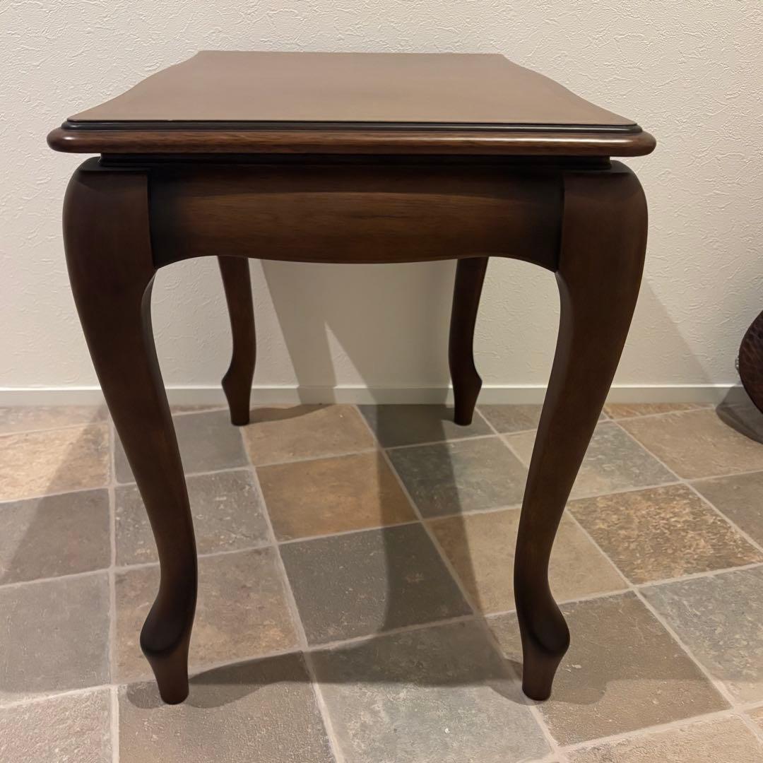 【美品maruniマルニマキシマムサイドコーヒーテーブル クラシック花台猫脚高級