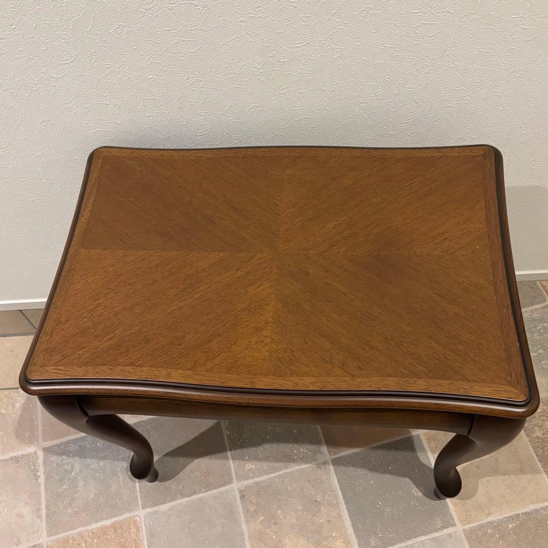 【美品maruniマルニマキシマムサイドコーヒーテーブル クラシック花台猫脚高級