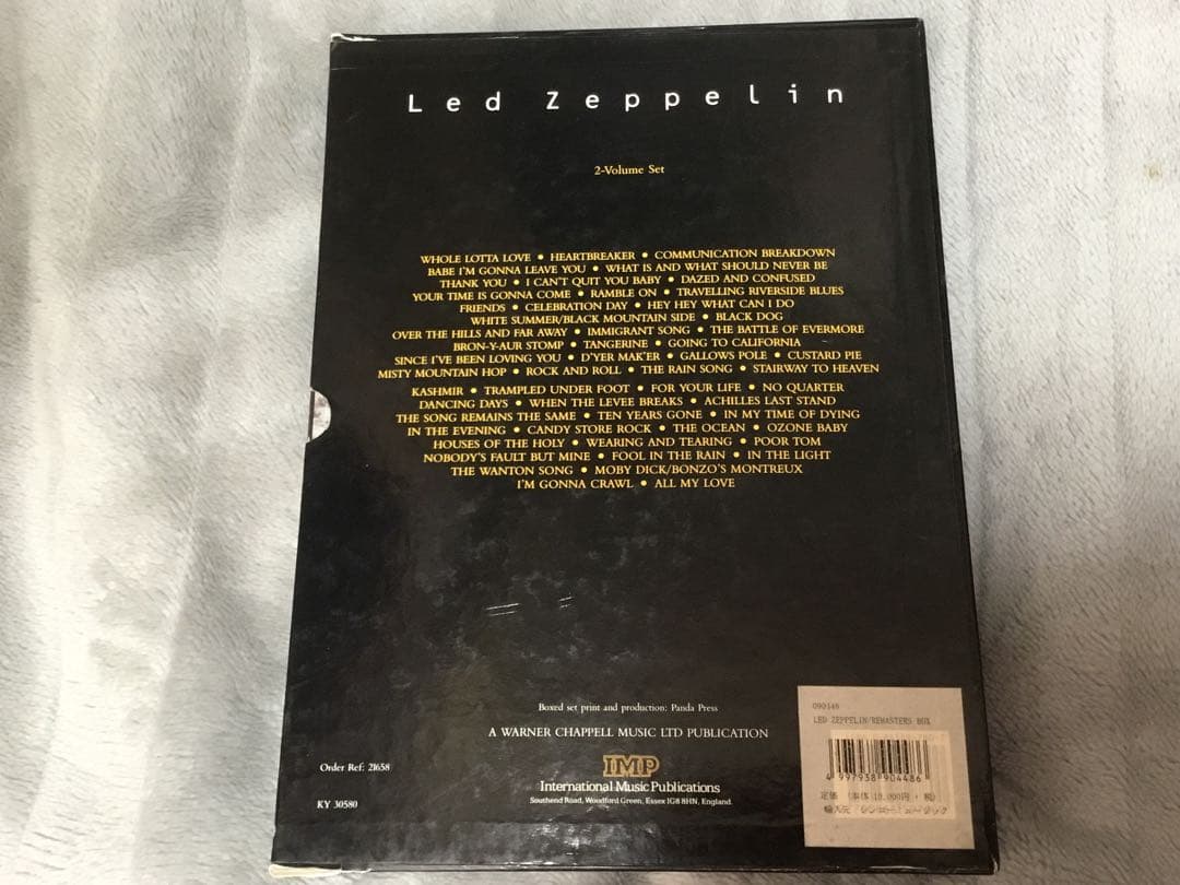 ⭕️LED ZEPPELIN 2-Volume Set 楽譜本 2巻セット函入