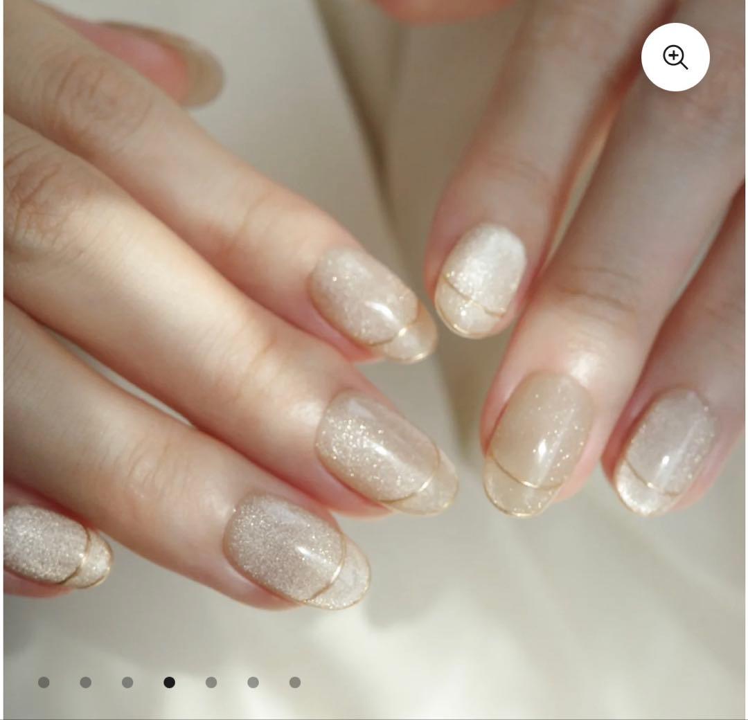 ろ*送様 【未使用】エバーネイル　Champagne Sparkle サイズ確認