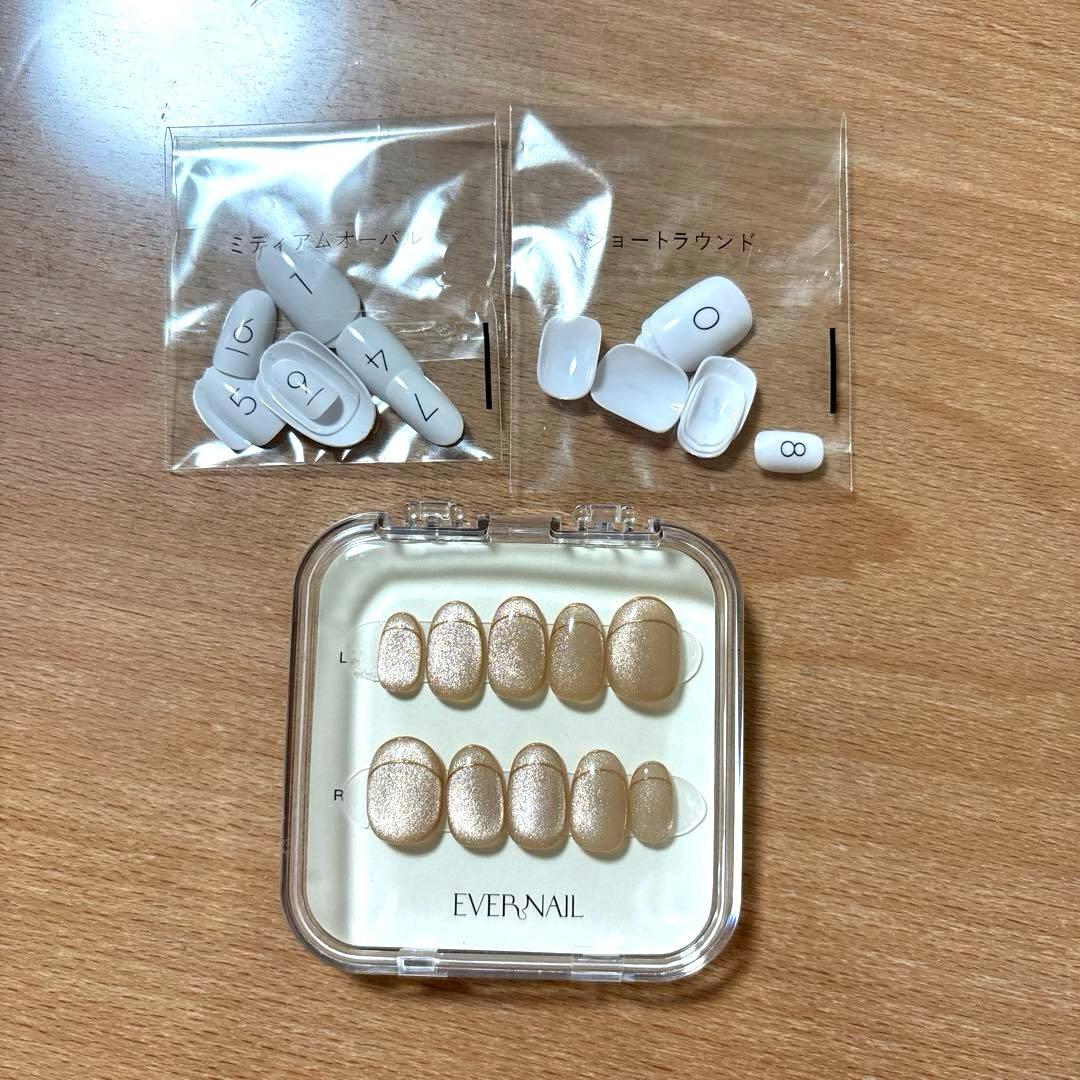 ろ*送様 【未使用】エバーネイル　Champagne Sparkle サイズ確認