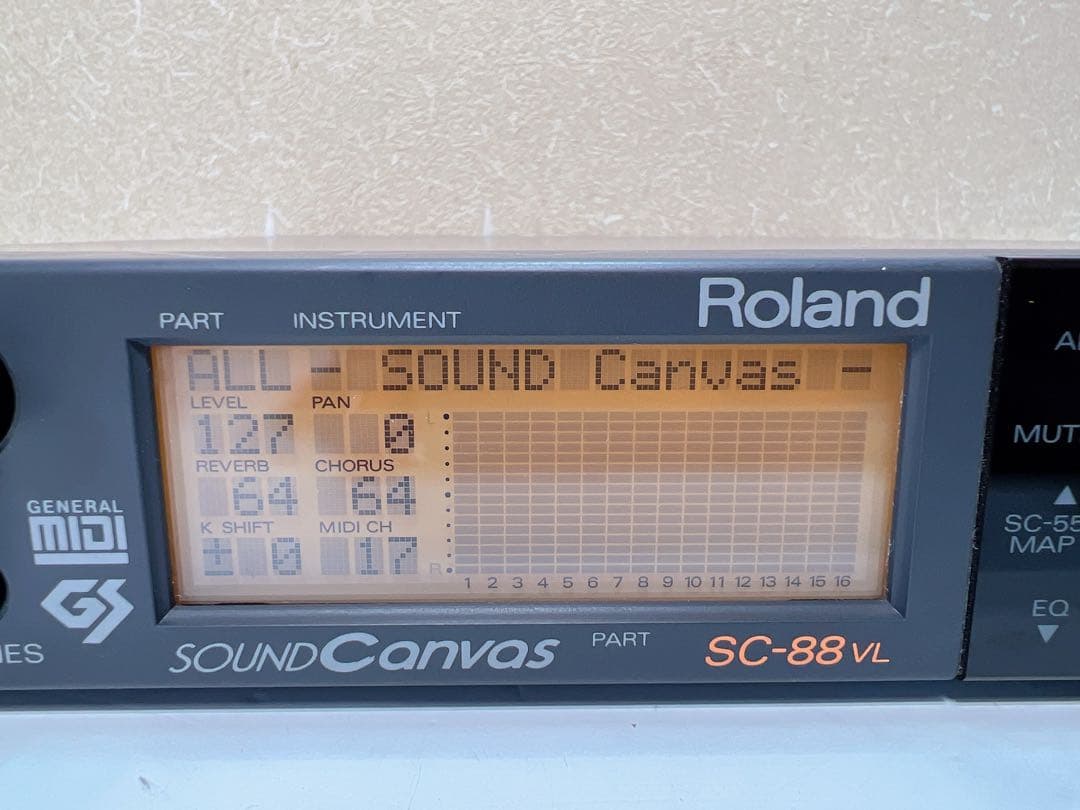 Roland MIDI音源 SC-88VL SOUND Canvas