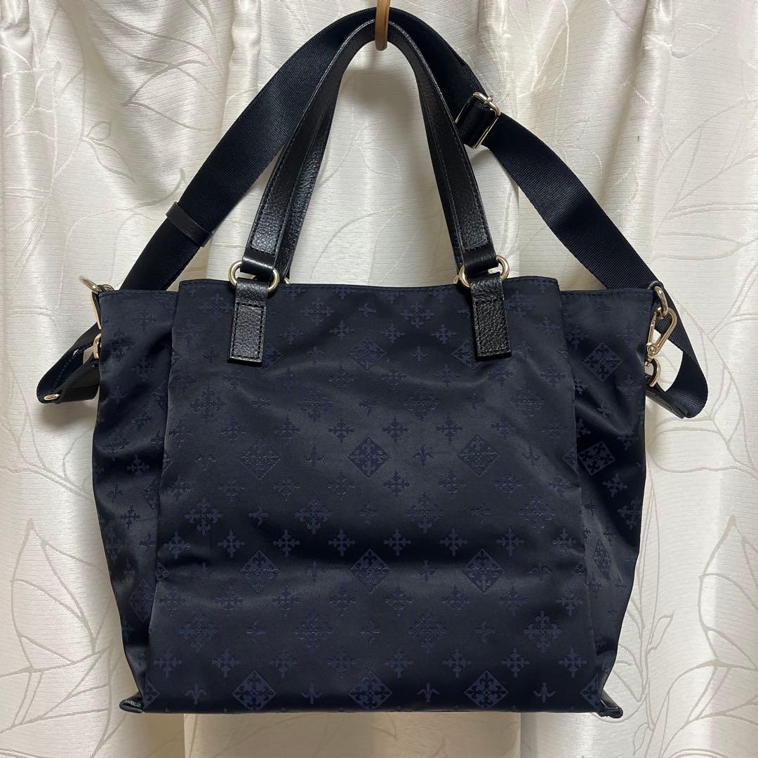 超美品ラシット 今期[B5サイズ対応］ポケット多数三層構造お仕事2wayバッグ