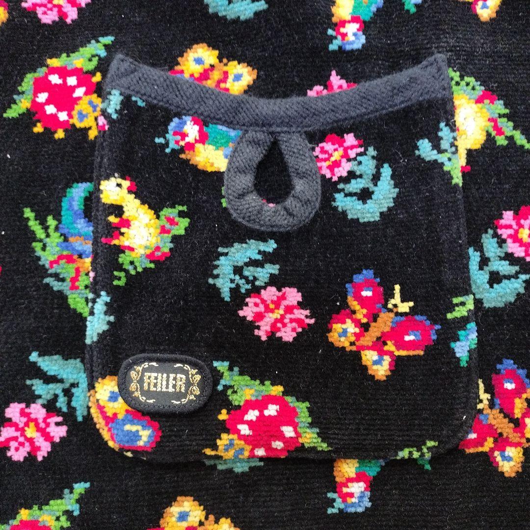 フェイラー　エプロン　ハイジ　ブラック　黒