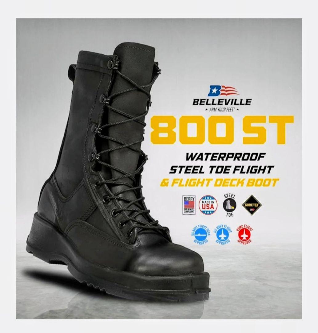 Belleville　800ST　フライト＆フライトデッキブーツ　US8.5