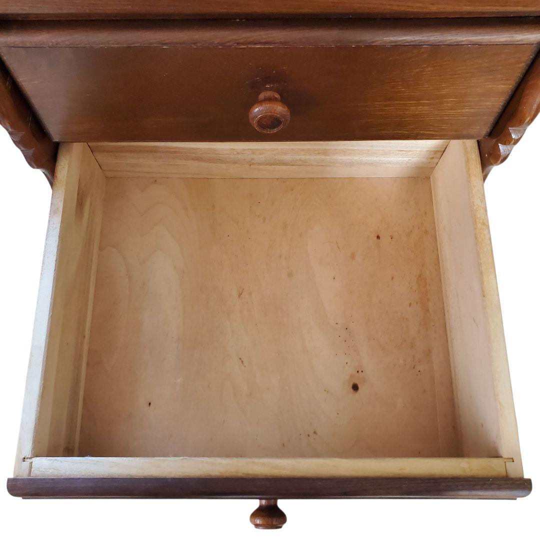 大幅値下【希少】カリモク コロニアル ドレッサー チェスト ミラー付き 国産家具