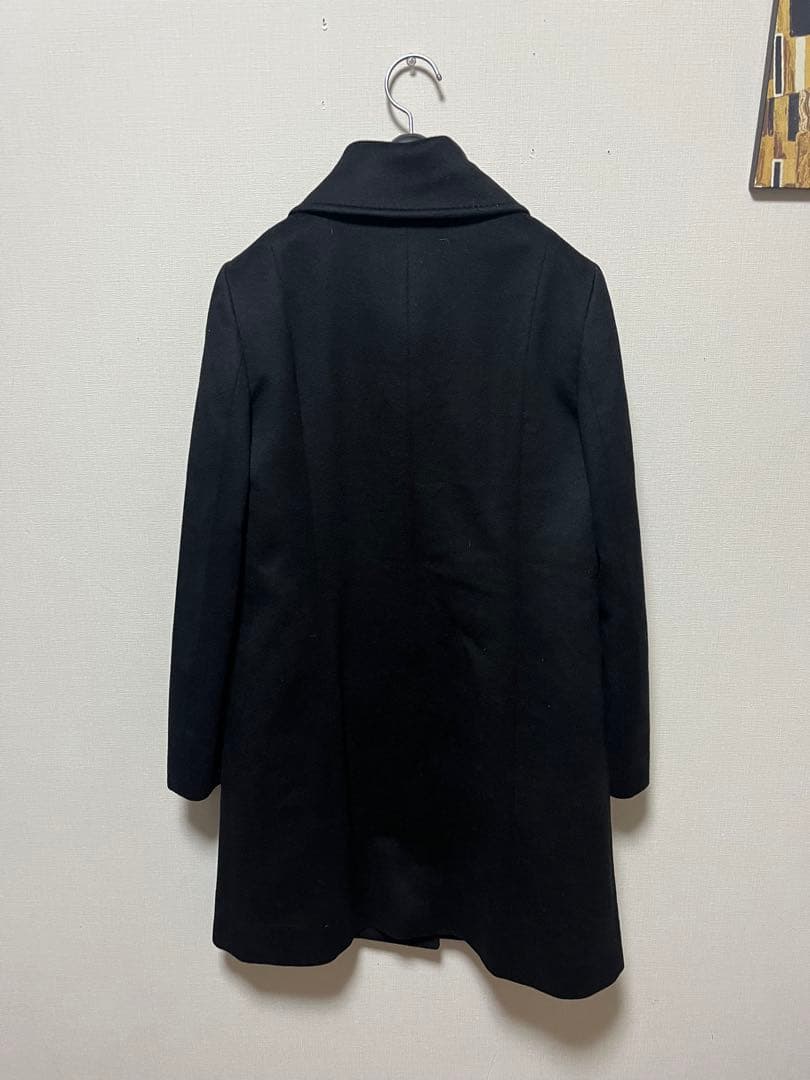 美品自由区ロロピアーナブラックカシミヤ100%ロングコート