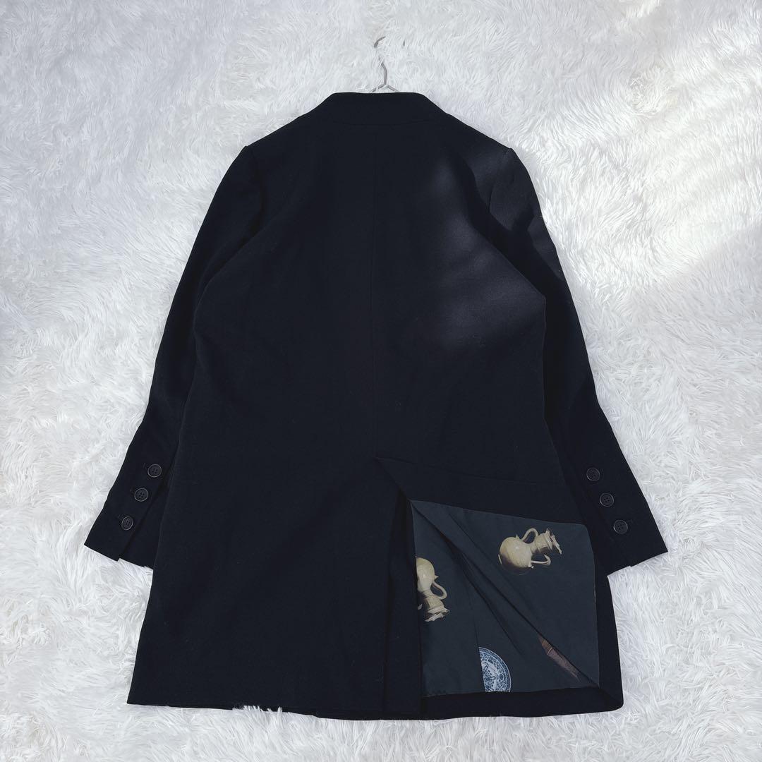 美品✨Ameri アメリ 裏地プリント ノーカラージャケット M