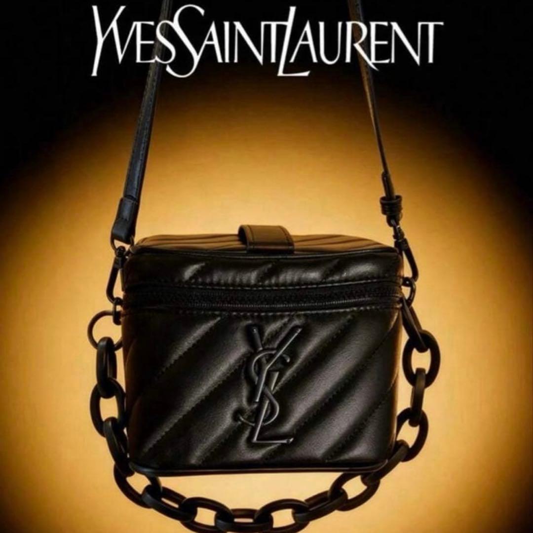 イヴサンローラン バニティポーチ ショルダーバッグ YSL メイクポーチ