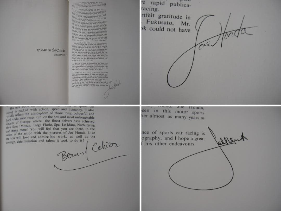 Joe Honda His Works 1967-1983　直筆サイン入り