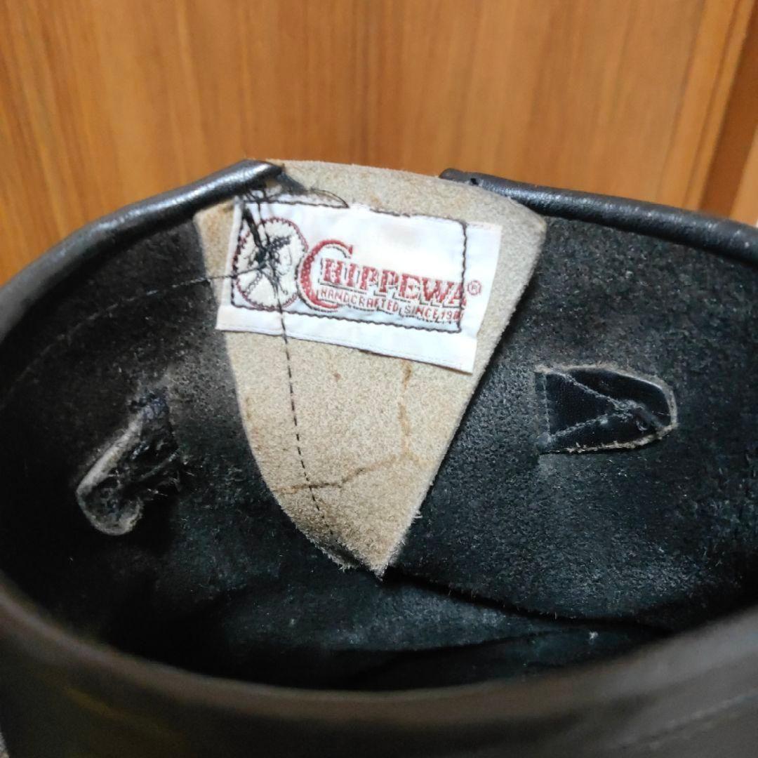 チペワ Chippewa エンジニアブーツ 910029 8 1/2 ブラック